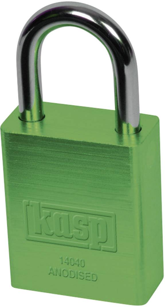 Kasp K14040GRED Padlock 38 mm keyed to differ Green
