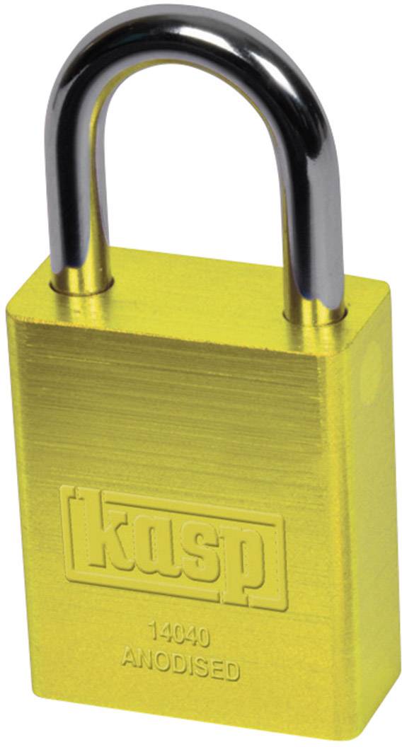 Kasp K14040GOLD Padlock 38 mm keyed to differ Gold yellow