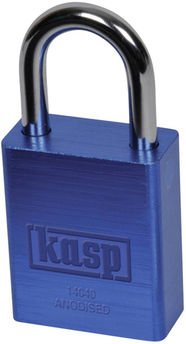 Kasp K14040BLUD Padlock 38 mm keyed to differ Blue