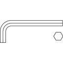 TOOLCRAFT 112846 Allen Allen key 0.9 mm DIN 911