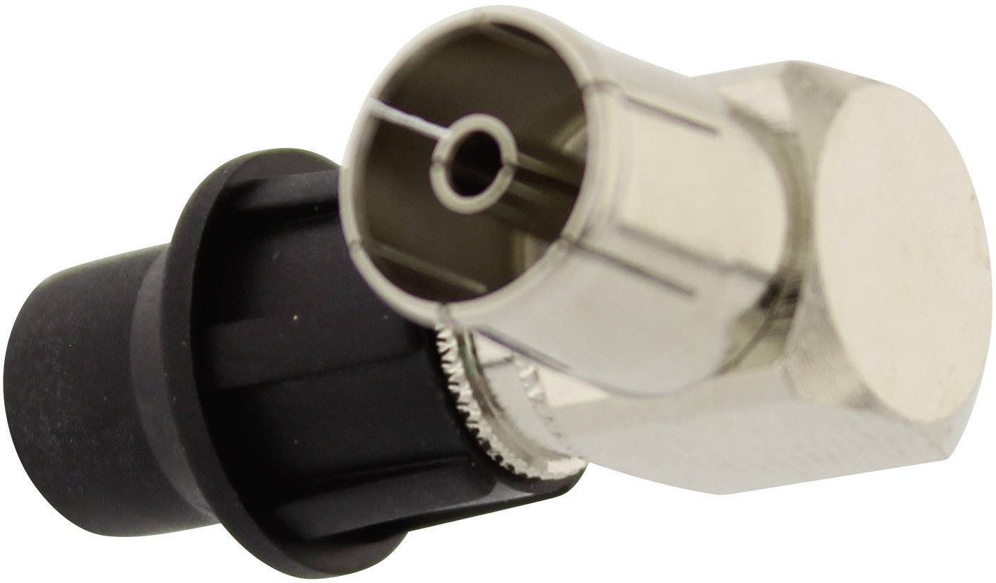 Telecom Security KIF 90° Coax socket connector Connections: IEC coax socket Cable diameter: 7 mm