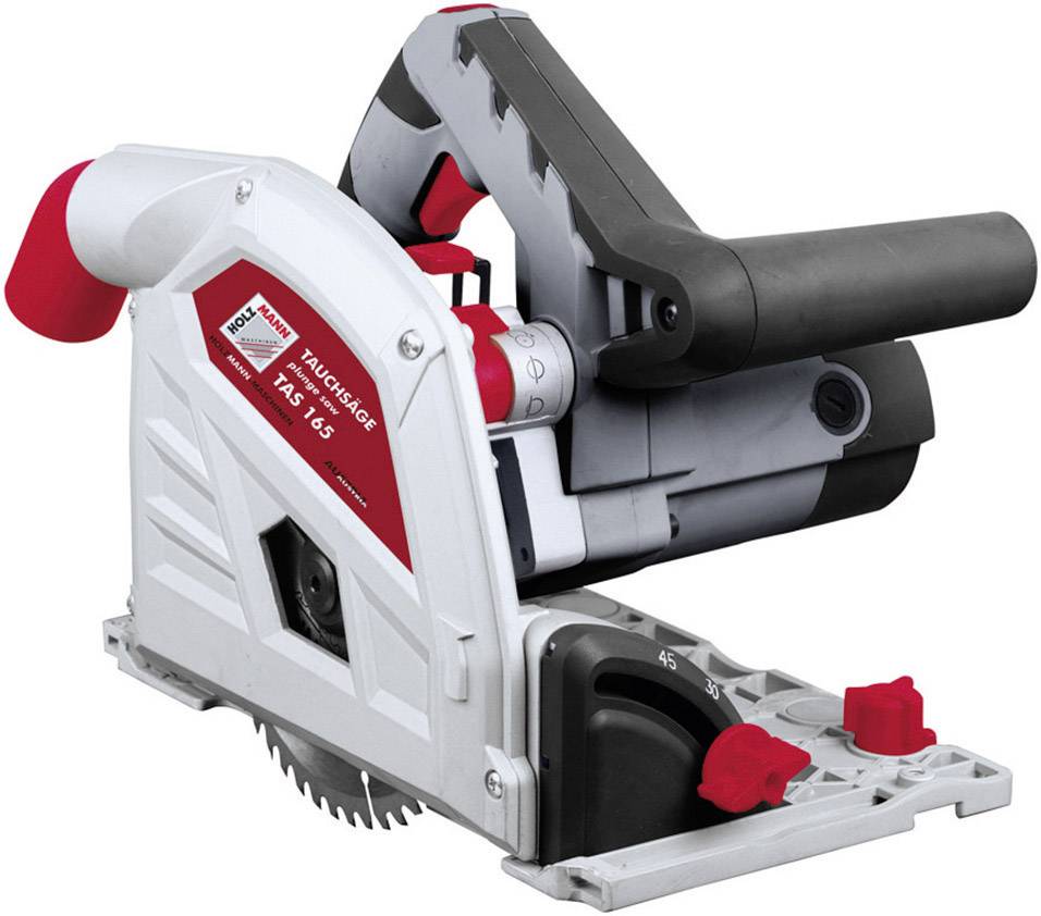 Holzmann Maschinen TAS165 Plunge saw Cutting depth (max.) (90°) 54 mm 1200 W