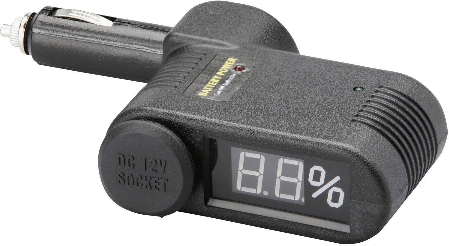Unitec Battery monitor 2 in 1 with status display