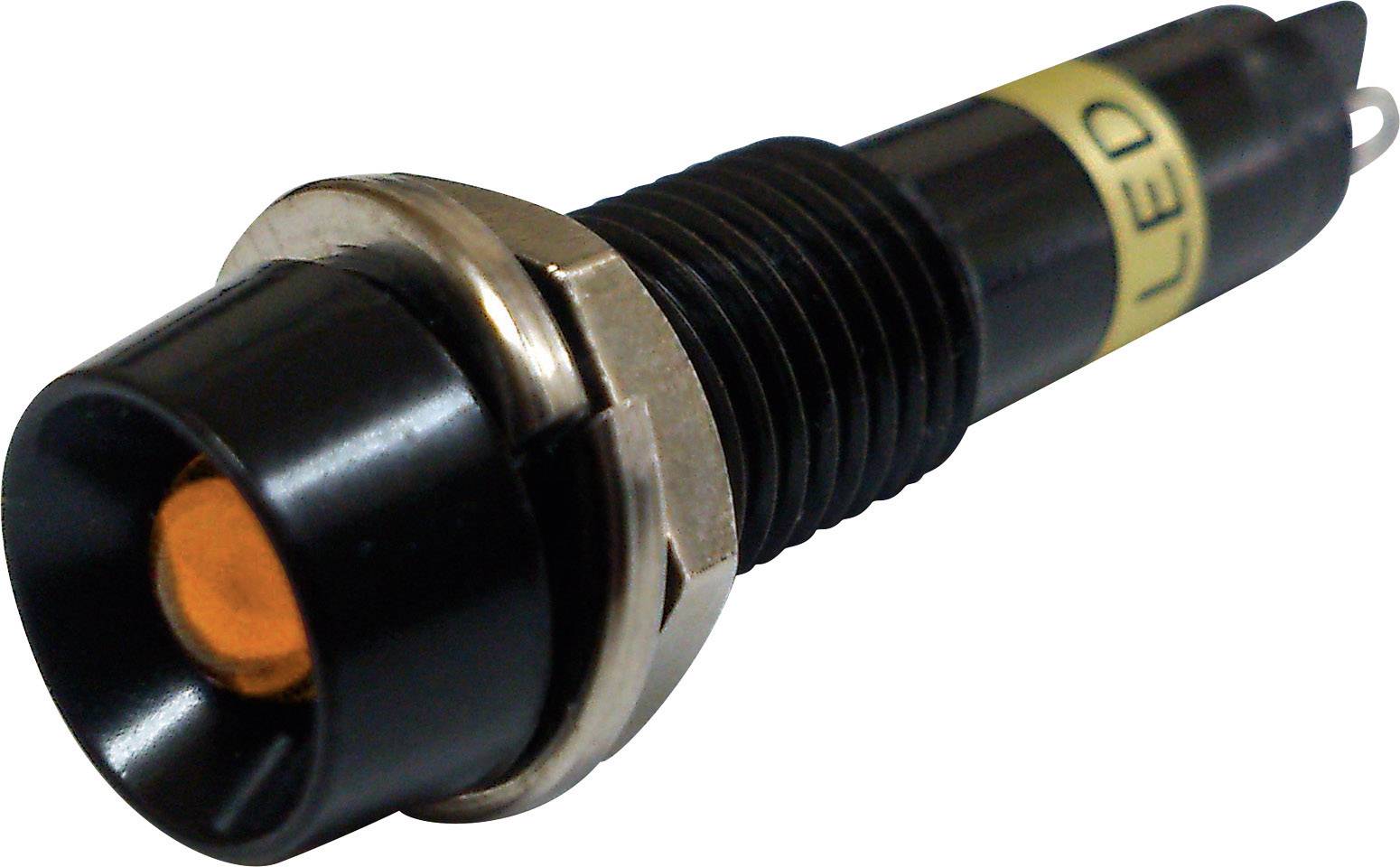 Sedeco BD-0701B-OG LED indicator light Orange 12 V DC