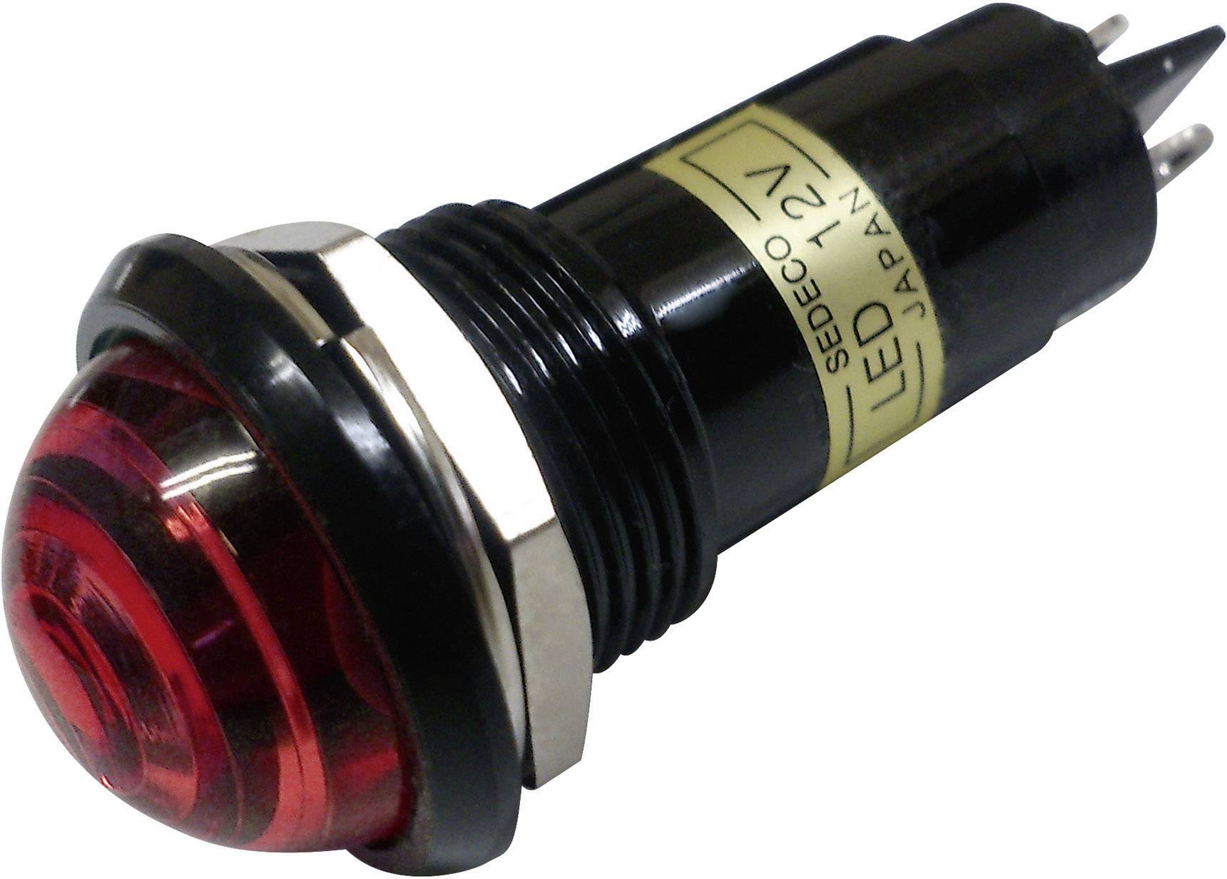 Sedeco BD -1601 LED indicator light Red 12 V DC