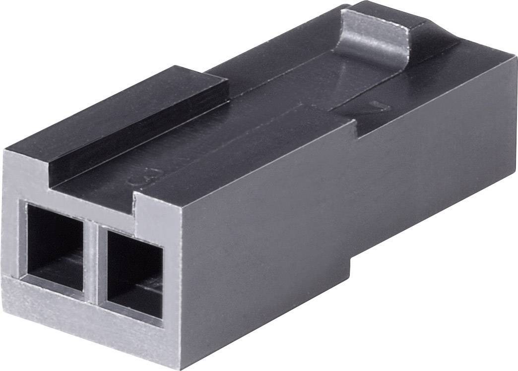 TE Connectivity Pin enclosure - cable Micro-MATE-N-LOK Total number of pins 2 Contact spacing: 3 mm 1445049-2