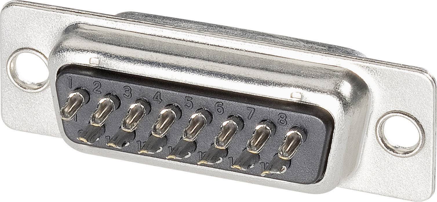 TE Connectivity AMPLIMITE HD-20 5-747909-2 D-SUB receptacles 180 ° Number of pins: 15 Solder bucket 1 pc(s)