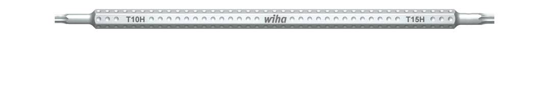 A double-sided Wiha screwdriver with T6H and T5H sizes, suitable for precision work on electronic devices.