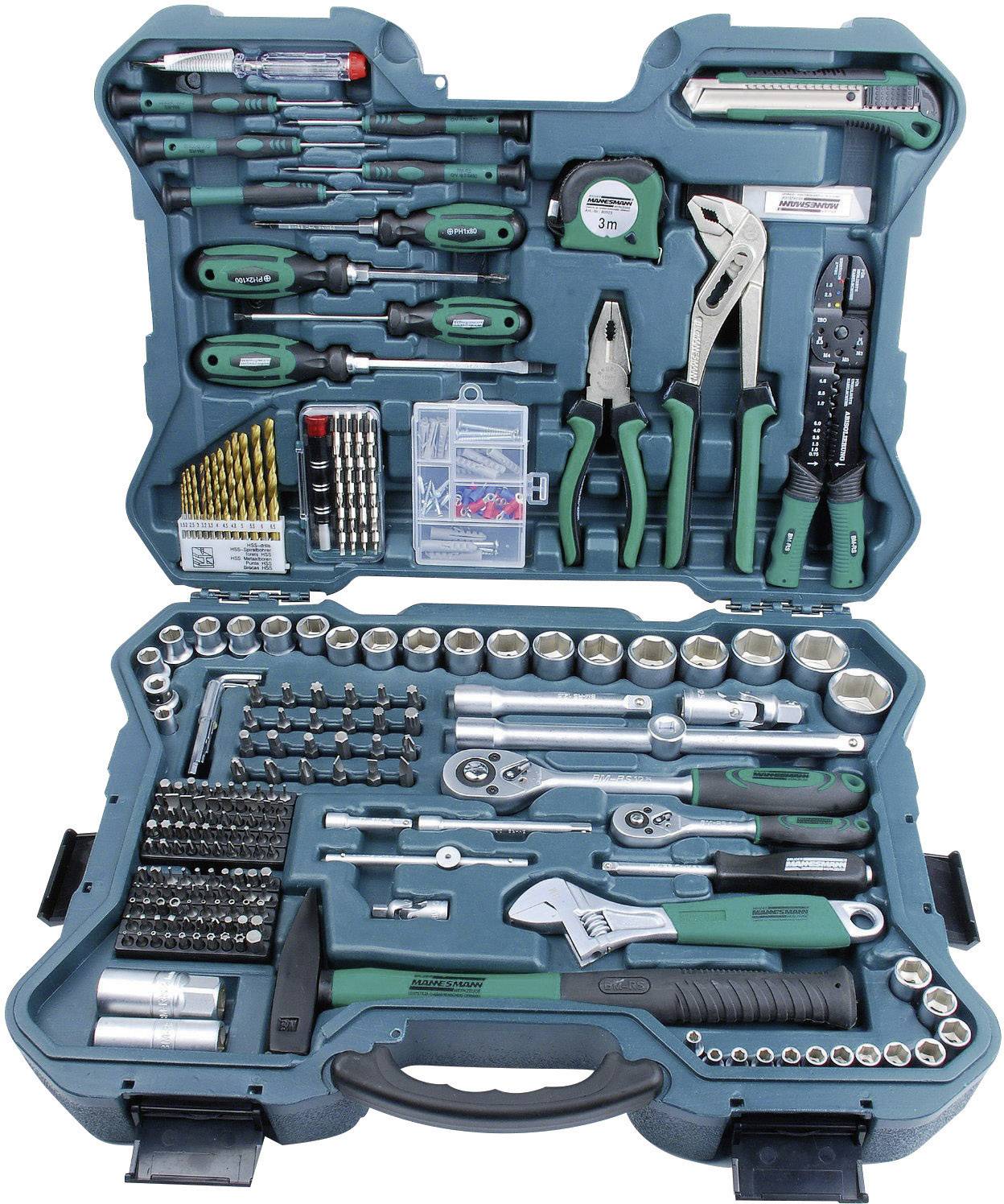 DIYers Tool kit Case 303-piece Brüder Mannesmann M29088