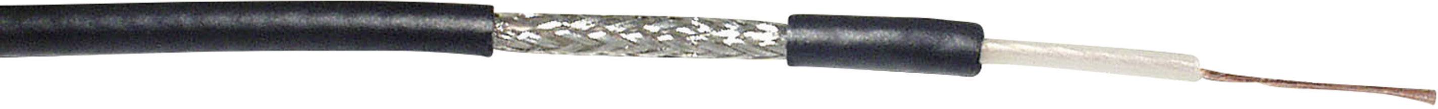 VOKA Kabelwerk 304660-87-100 Coax Outside diameter: 2.67 mm RG174 A/U 50 Ω Black 100 m