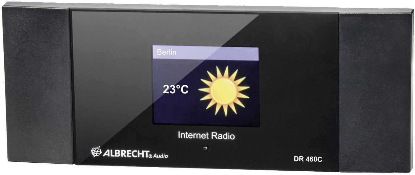 Albrecht DR 460-C Internet radio DLNA-compatible Black