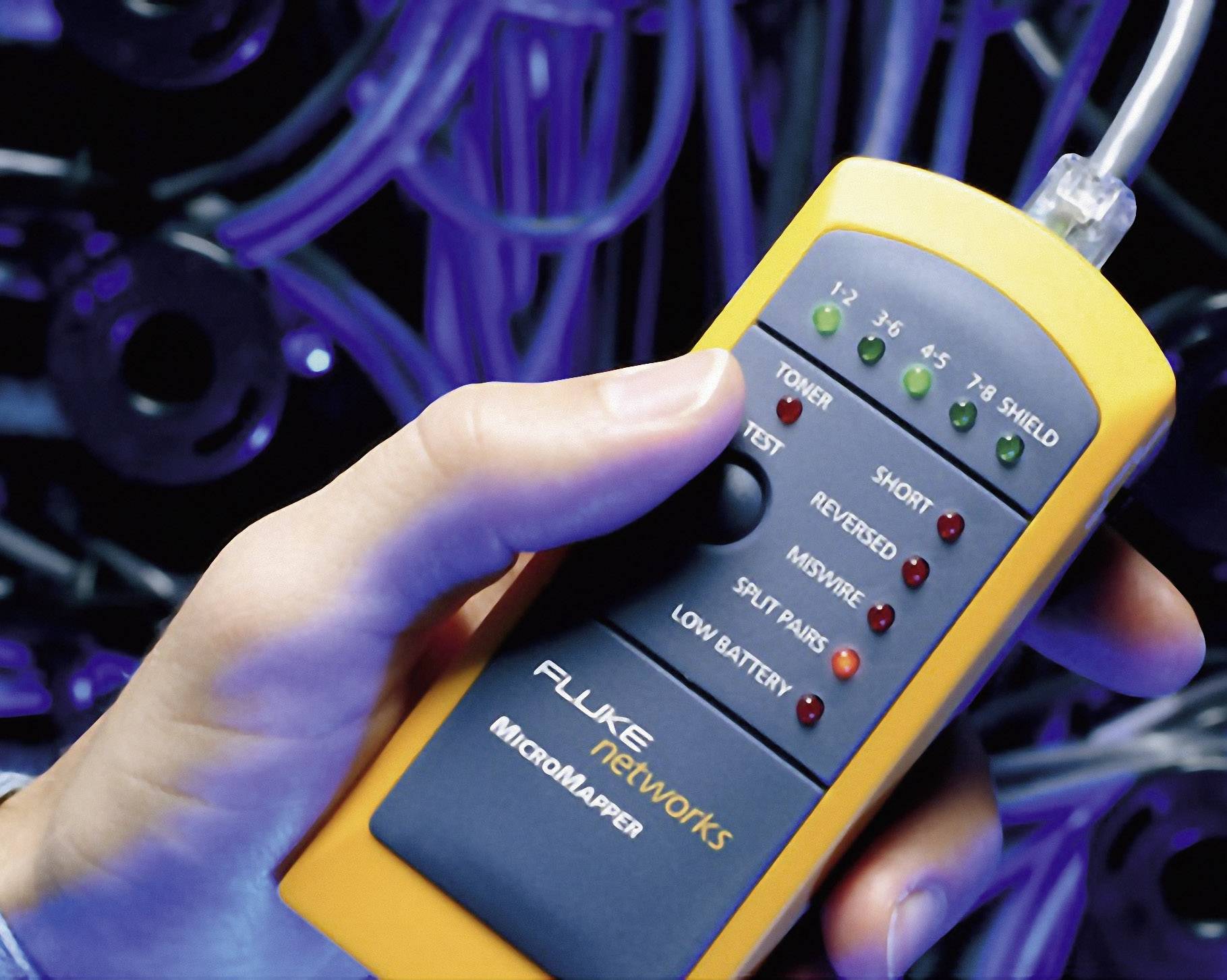 Fluke Networks MT-8200-49A MicroMapper, Cable test device, Cable tester