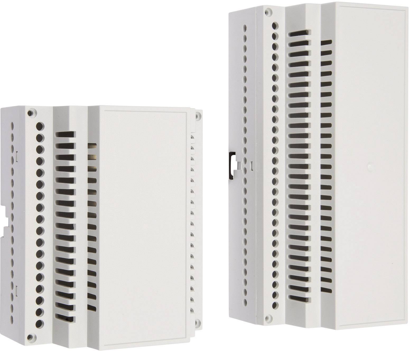 Weltron MR6/AR FA RAL7035 ABS DIN rail casing with air vents 106 x 90 x 55.8 Acrylonitrile butadiene styrene Grey-white