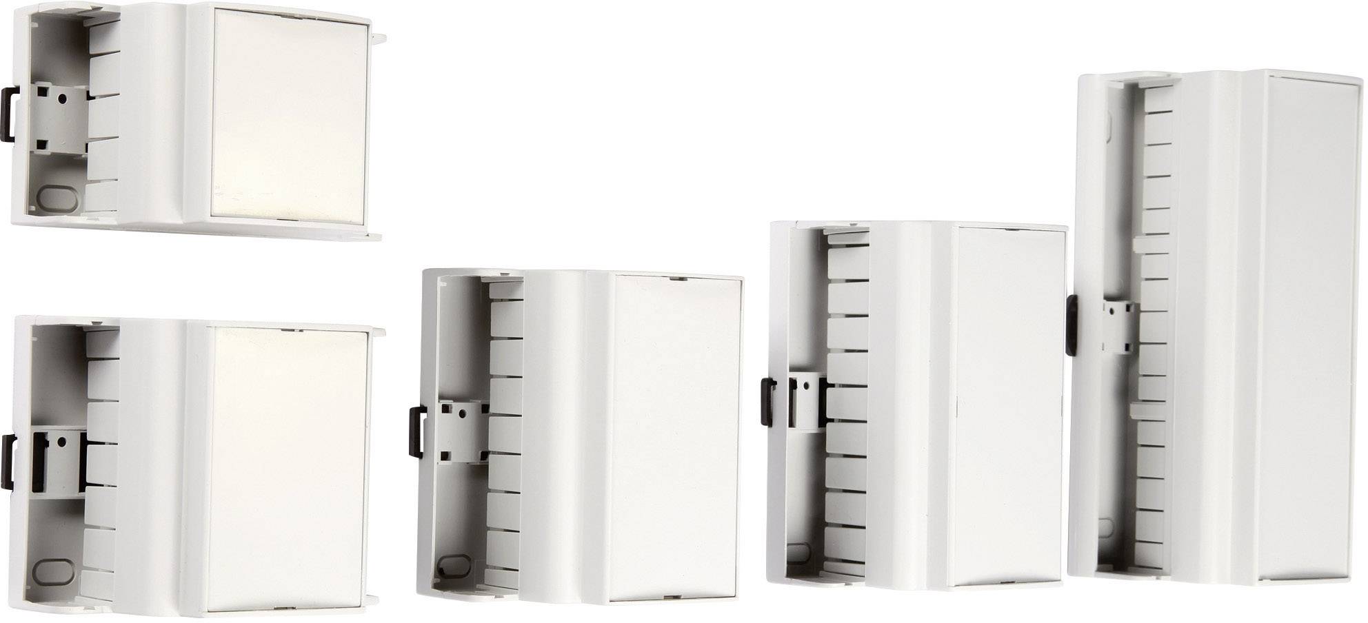 Weltron MR5/K CR RAL7035 ABS DIN rail casing 87.5 x 90 x 62 Acrylonitrile butadiene styrene Grey-white (RAL 7035) 1 pc(s)
