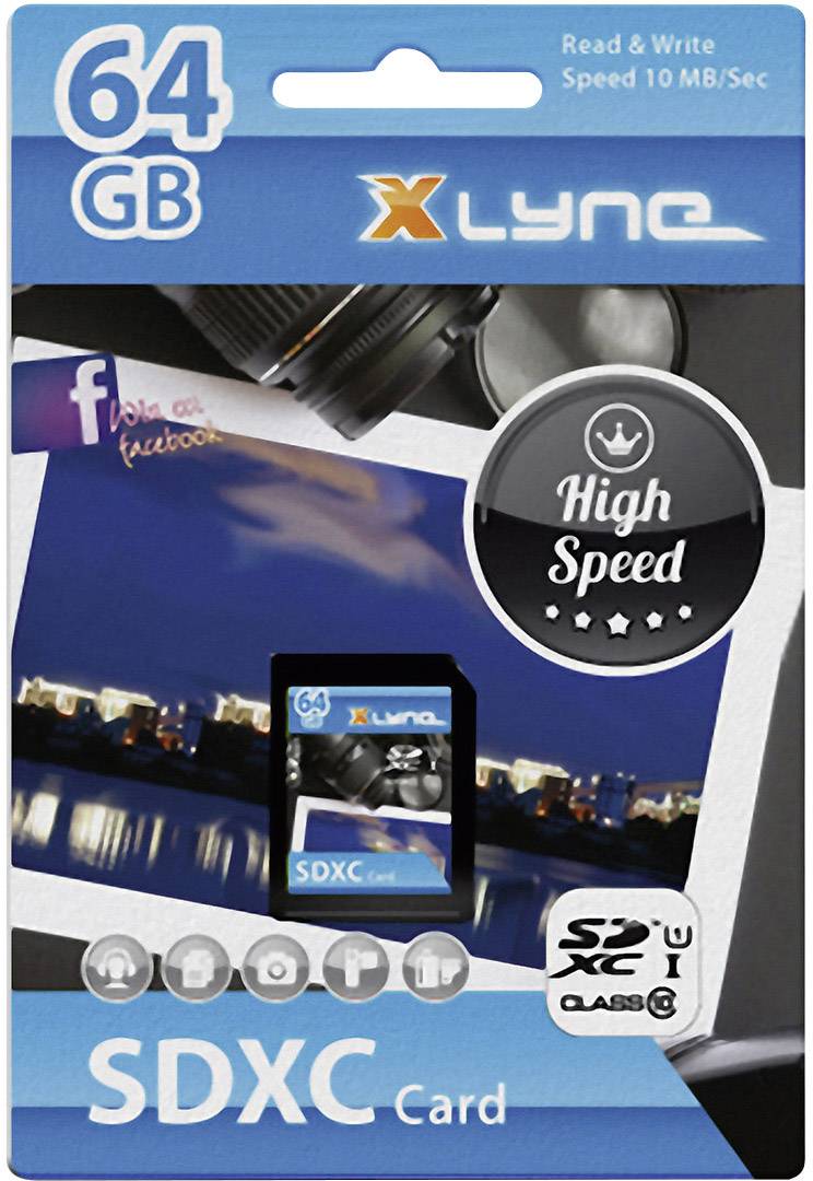 Xlyne 7364000 SDXC card 64 GB Class 10, UHS-I