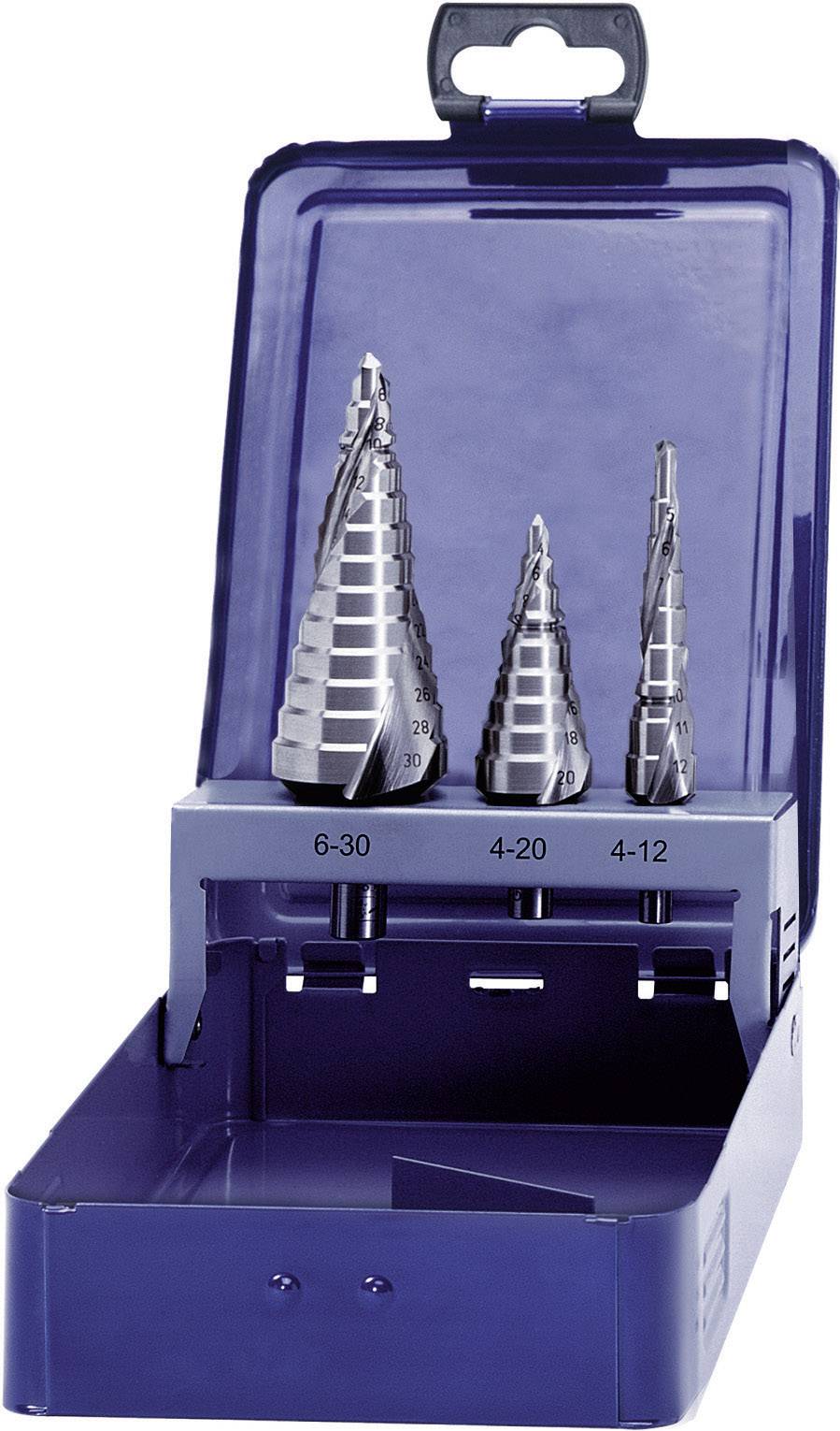 Eventus by Exact 17334 HSS Step drill bit set 3-piece Cylinder shank 1 Set