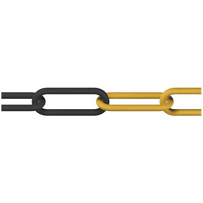 dörner + helmer 128966 Chain barrier Black, Yellow Plastic 25 m