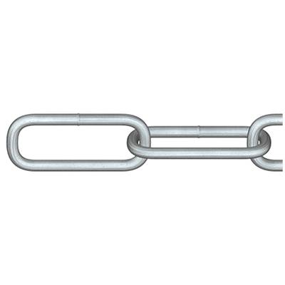 dörner + helmer 171896 Link chain Silver Steel zinc galvanized 10 m