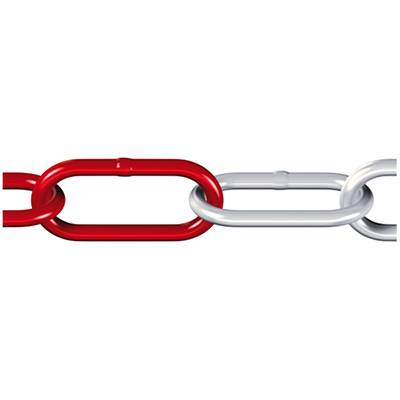 dörner + helmer 171930 Link chain Red, White Steel zinc plated 15 m