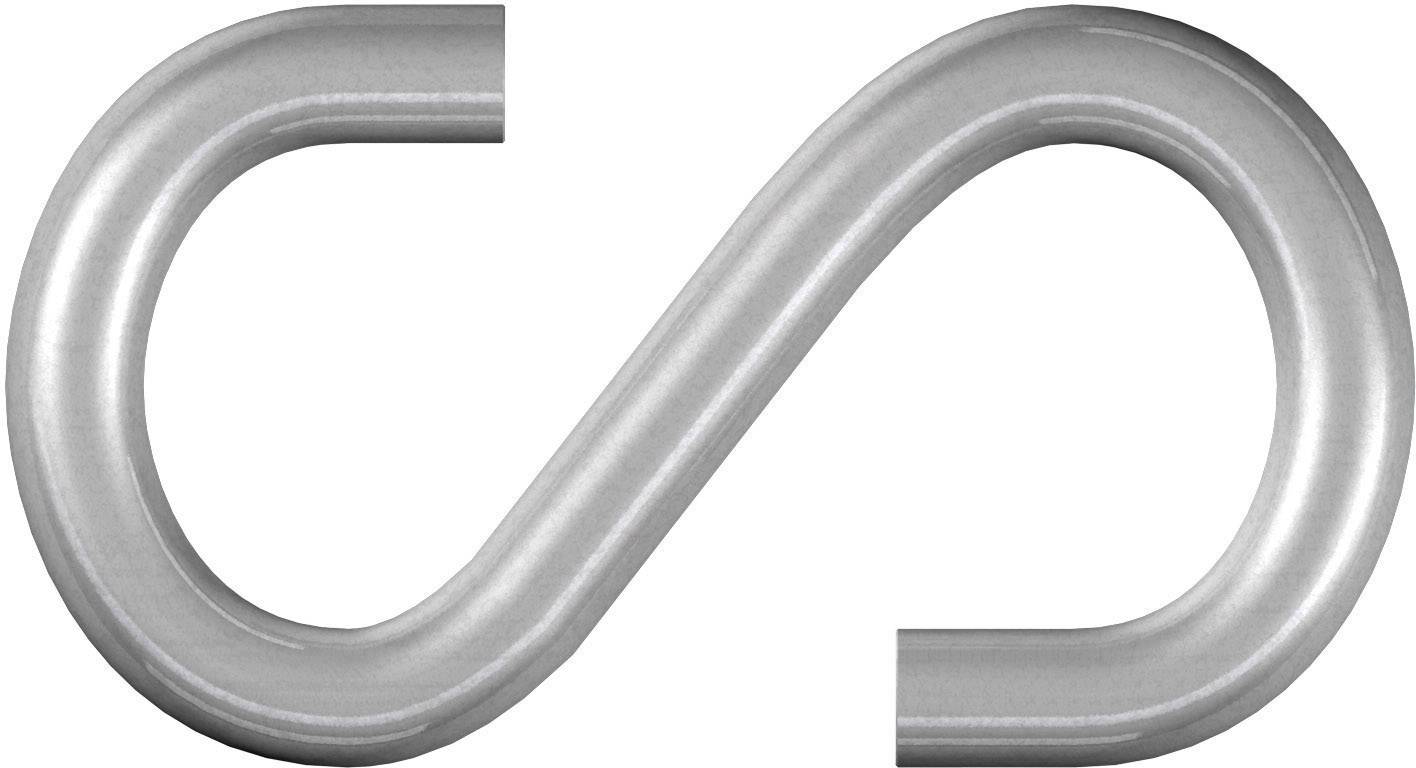 dörner + helmer 4810064 S-hook Ø 3 mm 24 mm Galvanised steel 20 pc(s)