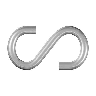 dörner + helmer 4810104 S-hook Ø 8 mm 64 mm Galvanised steel 10 pc(s)