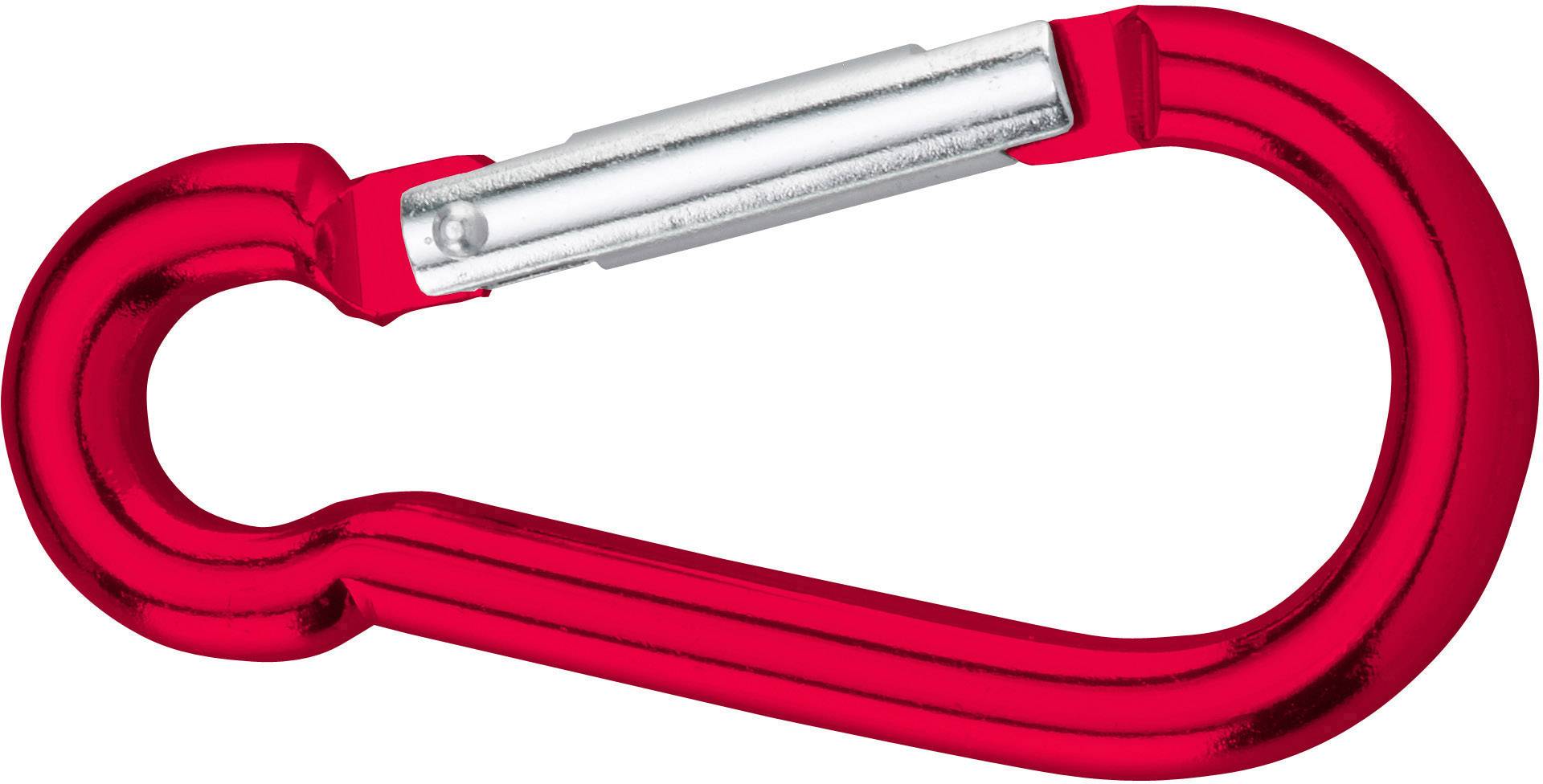 dörner + helmer 4815724 Snap hook aluminum anodised red 60 mm 20 pc(s)