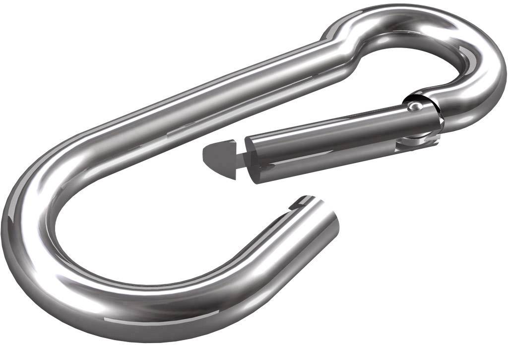 dörner + helmer 4915034 Snap hook Stainless steel A2 4 mm x 40 mm 20 pc(s)