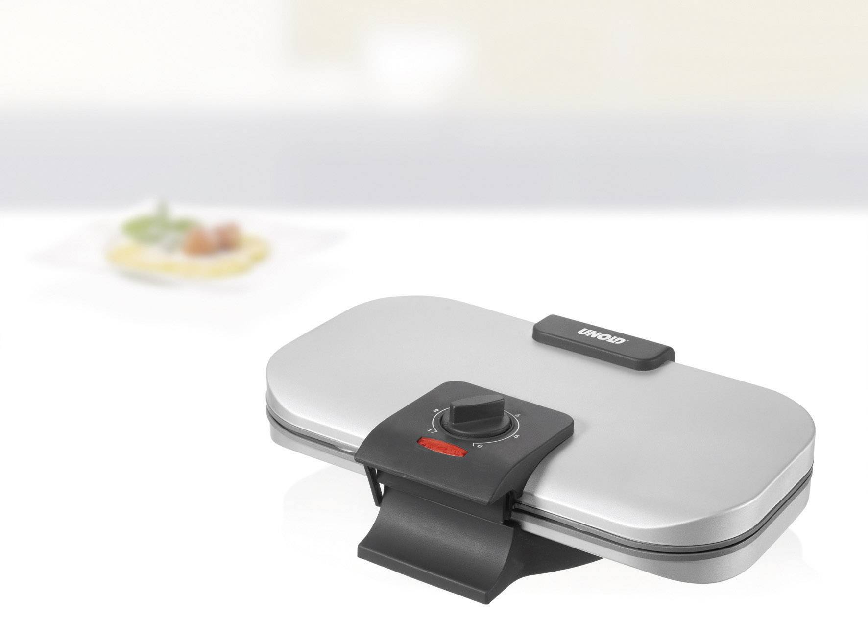 Unold 48241 Twin waffle maker with manual temperature settings Stainless steel