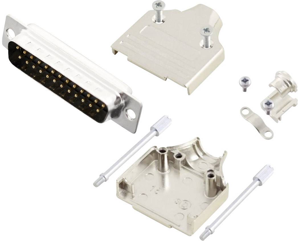 MH Connectors MHDM25-DM25P-K D-SUB pin strip set 180 ° Number of pins: 25 Solder bucket 1 pc(s)