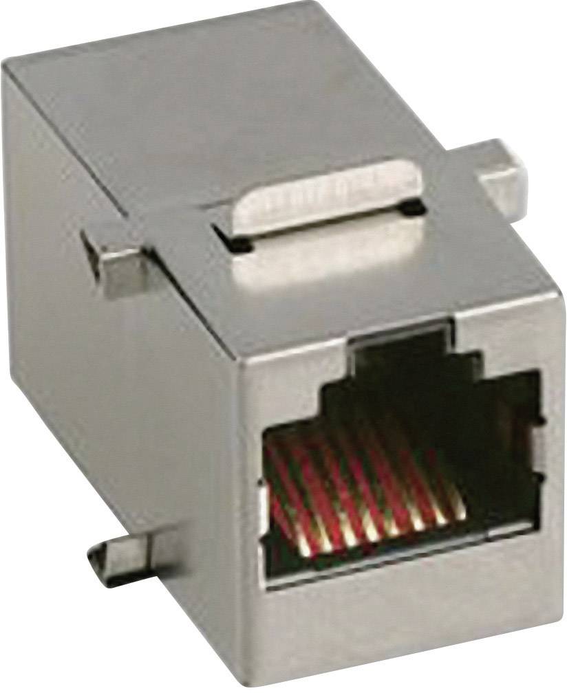 MH Connectors MH3101S-CAT6A RJ45-coupling 2101-0115-07 Socket, built-in Metal 1 pc(s)