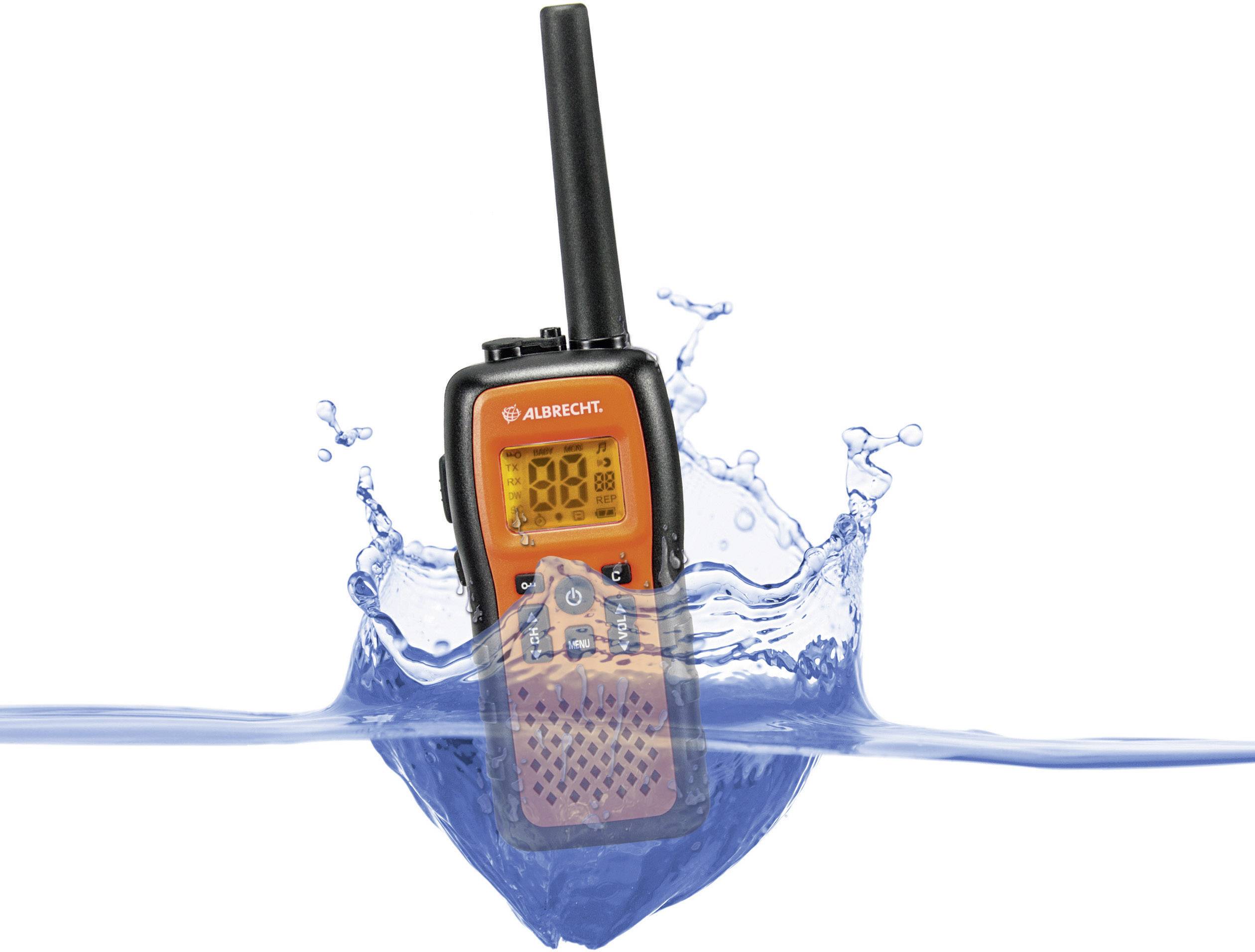 Albrecht Tectalk Float 29661 PMR handheld transceiver 2-piece set