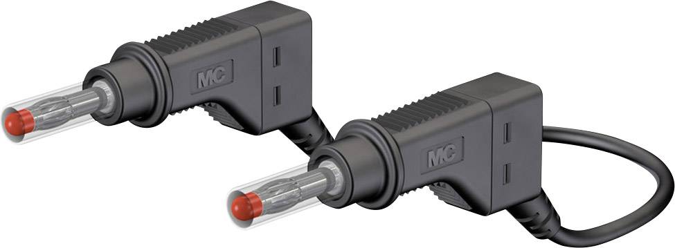 Stäubli 66.9405-05021 Safety test lead Banana jack 4 mm Banana jack 4 mm 0.50 m Black 1 pc(s)