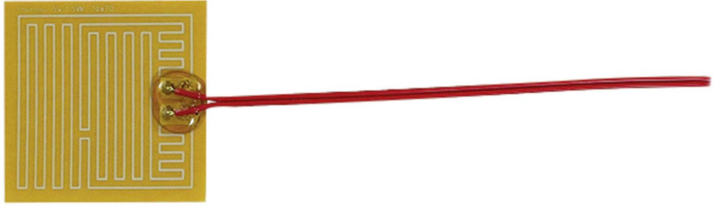 Thermo TECH Polyester Heating foil self-adhesive 5 V DC, 5 V AC 1.5 W (L x W) 70 mm x 70 mm