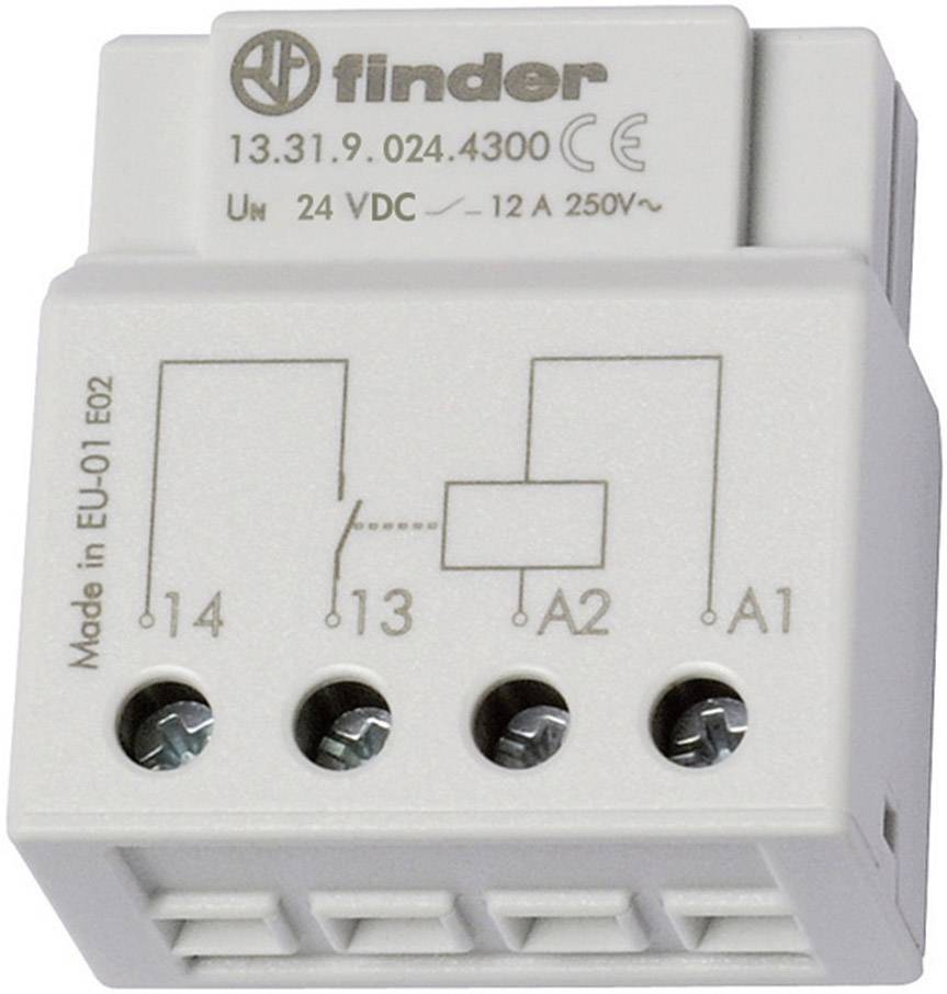 Relay Flush mount Finder 13.31.9.024.4300 1 maker 24 V DC 12 A 1 pc(s)