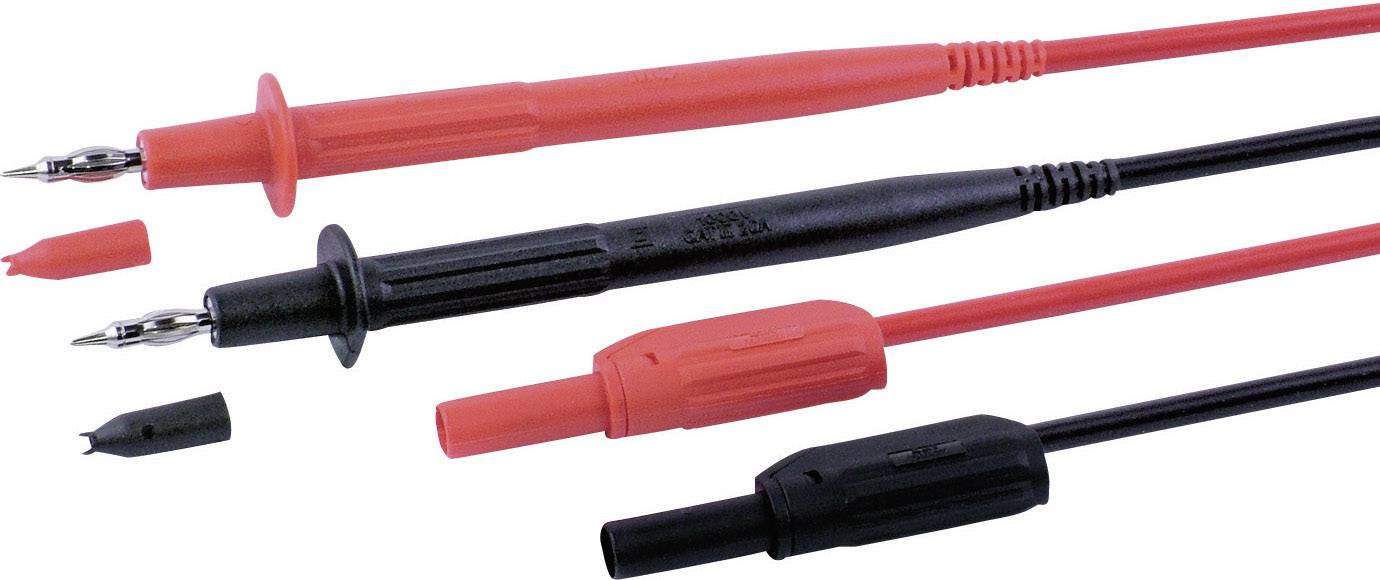 Stäubli PLL-145/XL-446 FLEXI-2V 1,0 100 CM Safety test lead et [Banana jack 4 mm - Banana jack 4 mm] 1.00 m Black, Red 1 Set