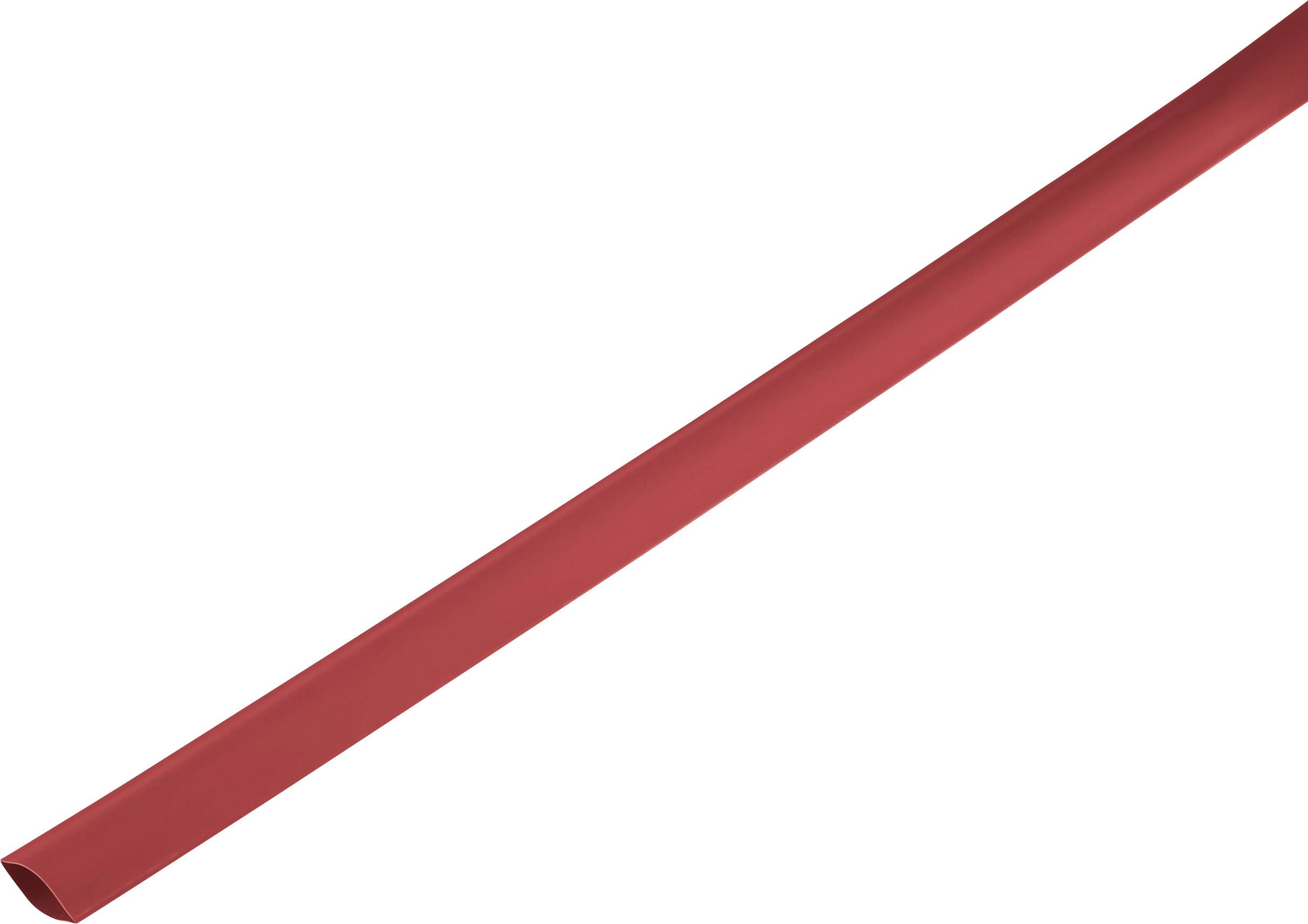 TRU COMPONENTS 1225455 Heatshrink w/o adhesive Red 21 mm 10 mm Shrinkage:2:1 Sold per metre