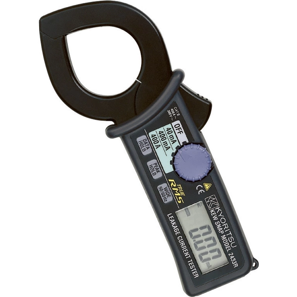 Kyoritsu KEW 2433R Clamp meter, Handheld multimeter Digital CAT III 300 V Display (counts): 4000 Kyoritsu KEW 2433R Clamp meter, Handheld multimeter Digital CAT III 300 V Display (counts): 4000