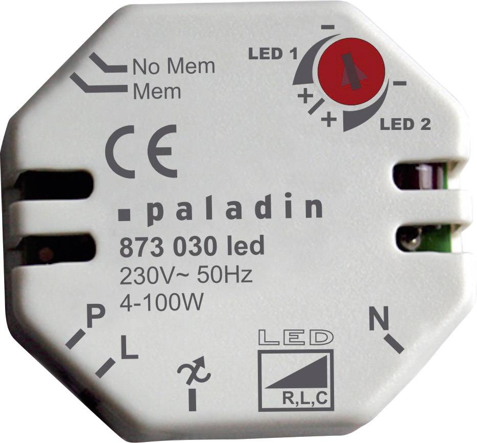 Müller 873030 Flush-mount dimmer Suitable for light bulbs: LED bulb White