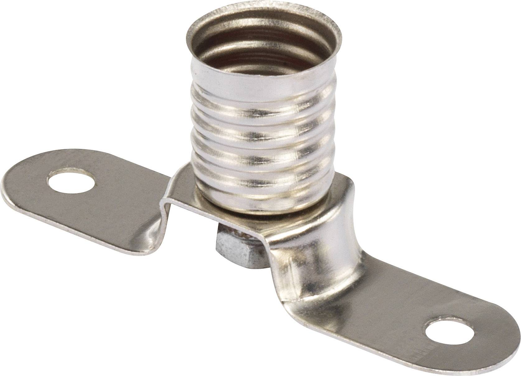 TRU COMPONENTS 1229340 Bulb holder Socket (mini bulbs): E10 Connection: Solder tag 1 pc(s)