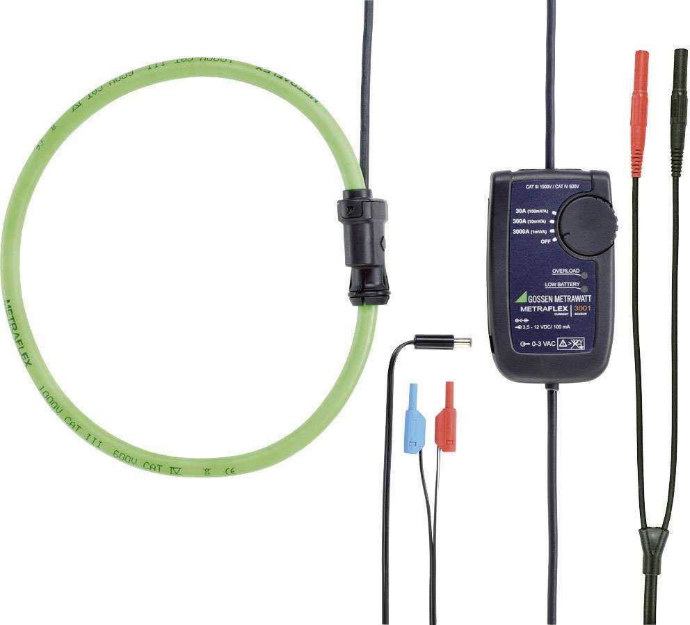 Gossen Metrawatt Metraflex 3001 Clamp meter adapter A/AC reading range: 30 - 3000 A Flexible