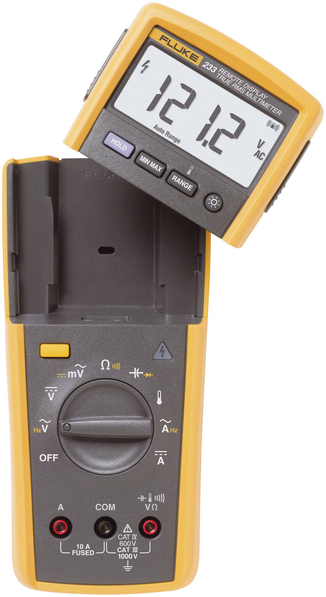 Fluke 233 Handheld multimeter Digital Wireless display CAT III 1000 V, CAT IV 600 V Display (counts): 6000