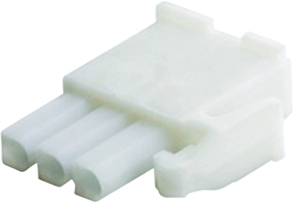 TE Connectivity Pin enclosure - cable Universal-MATE-N-LOK Total number of pins 3 Contact spacing: 4.20 mm 172166-1