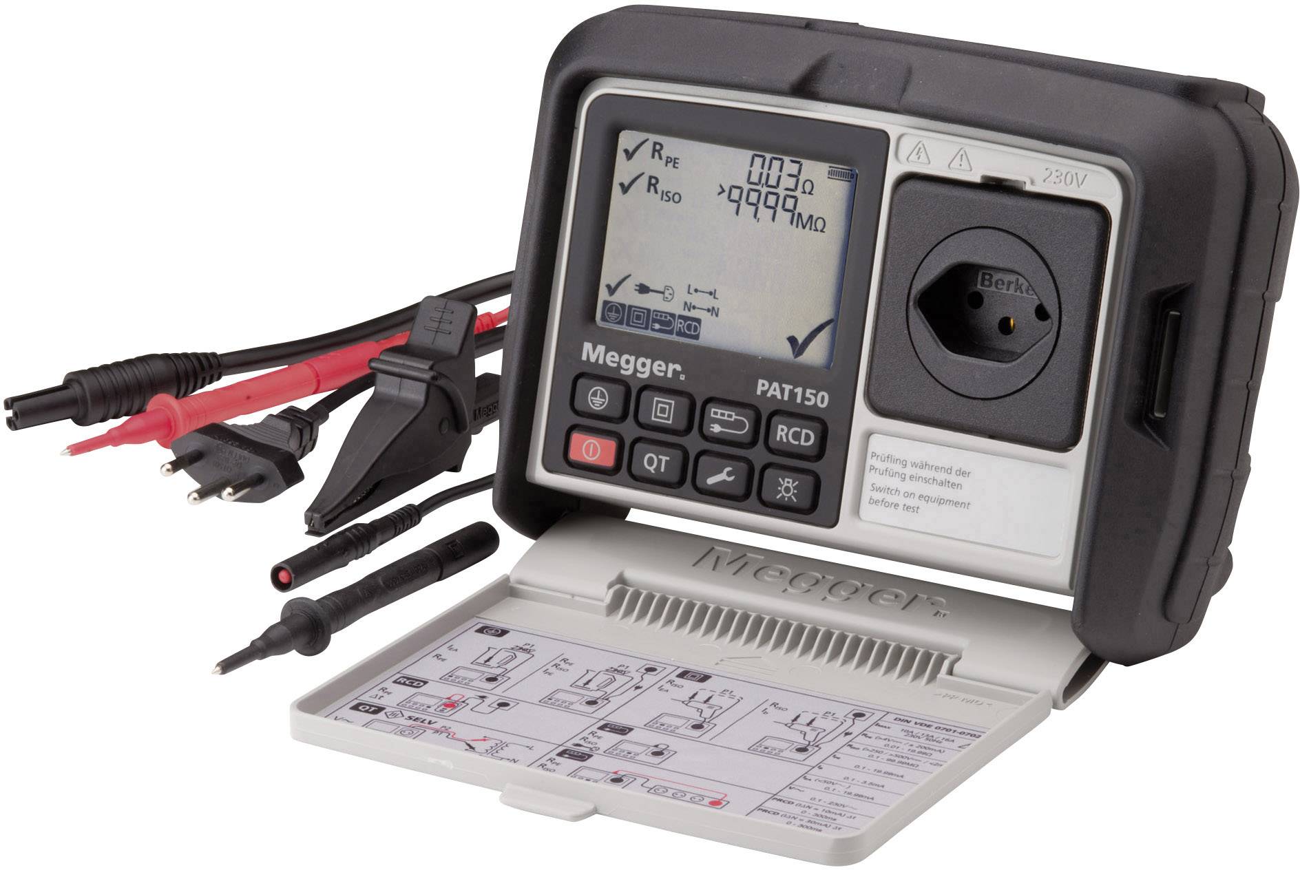 Megger PAT150R Equipment tester VDE standard 0701-0702