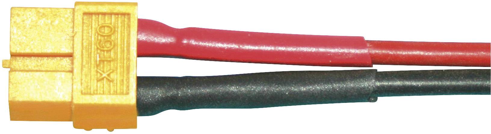 Modelcraft Battery Cable [1x XT60 socket - 1x Open cable ends] 10.00 cm 4.0 mm² 58368-10