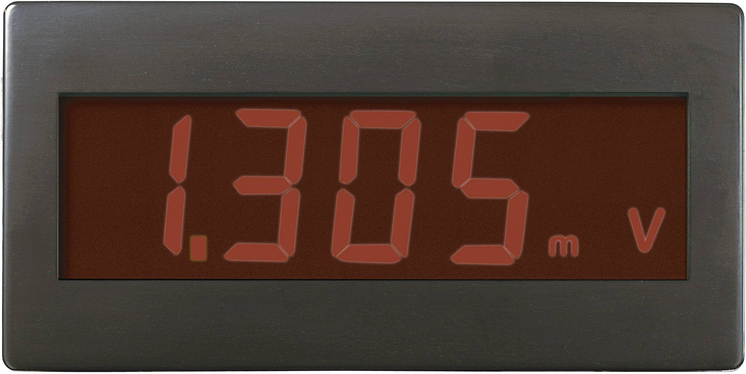 Digital display of a voltage meter, showing '1.305 mV'.