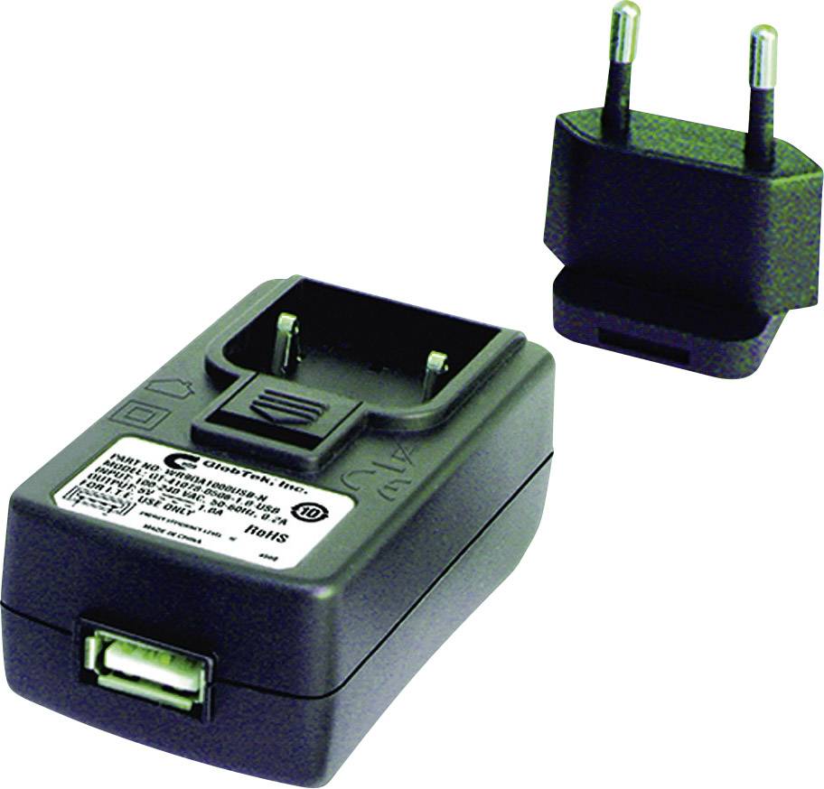 GlobTek GTM41078 WR9QA1200USBNMDEURVB USB charger Mains socket Max. output current 1200 mA 1 x USB