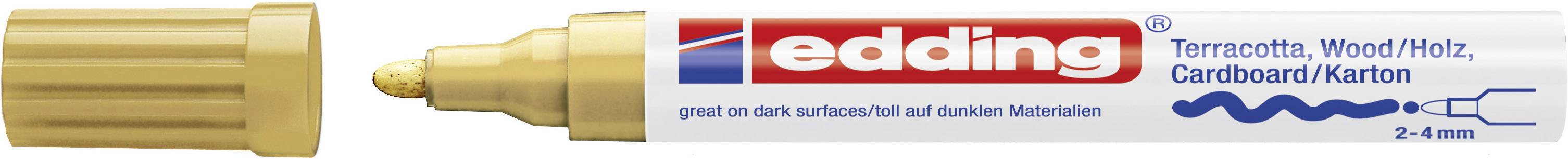 Edding E-4000 4-4000053 Decorative marker Gold 2 mm, 4 mm 1 pcs/pack