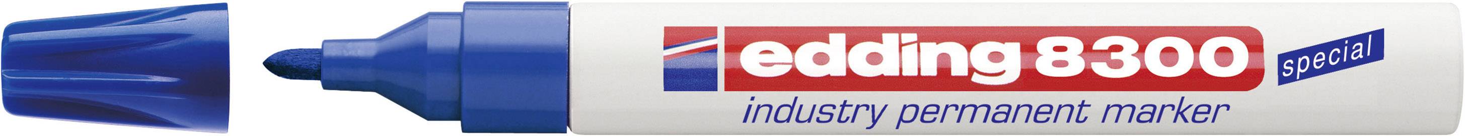 Edding 8300 industry permanent marker 4-8300003 Permanent marker Blue waterproof: Yes