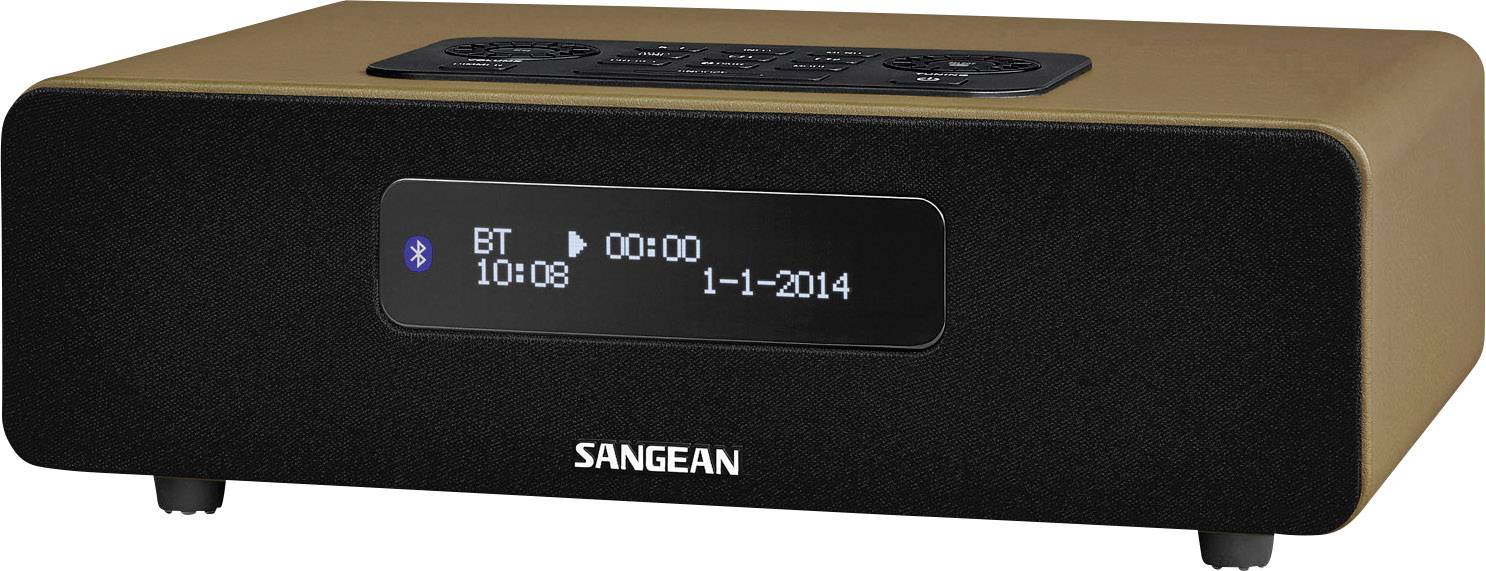 Sangean DDR-36 BT Desk radio DAB+, FM AUX, Bluetooth Brown