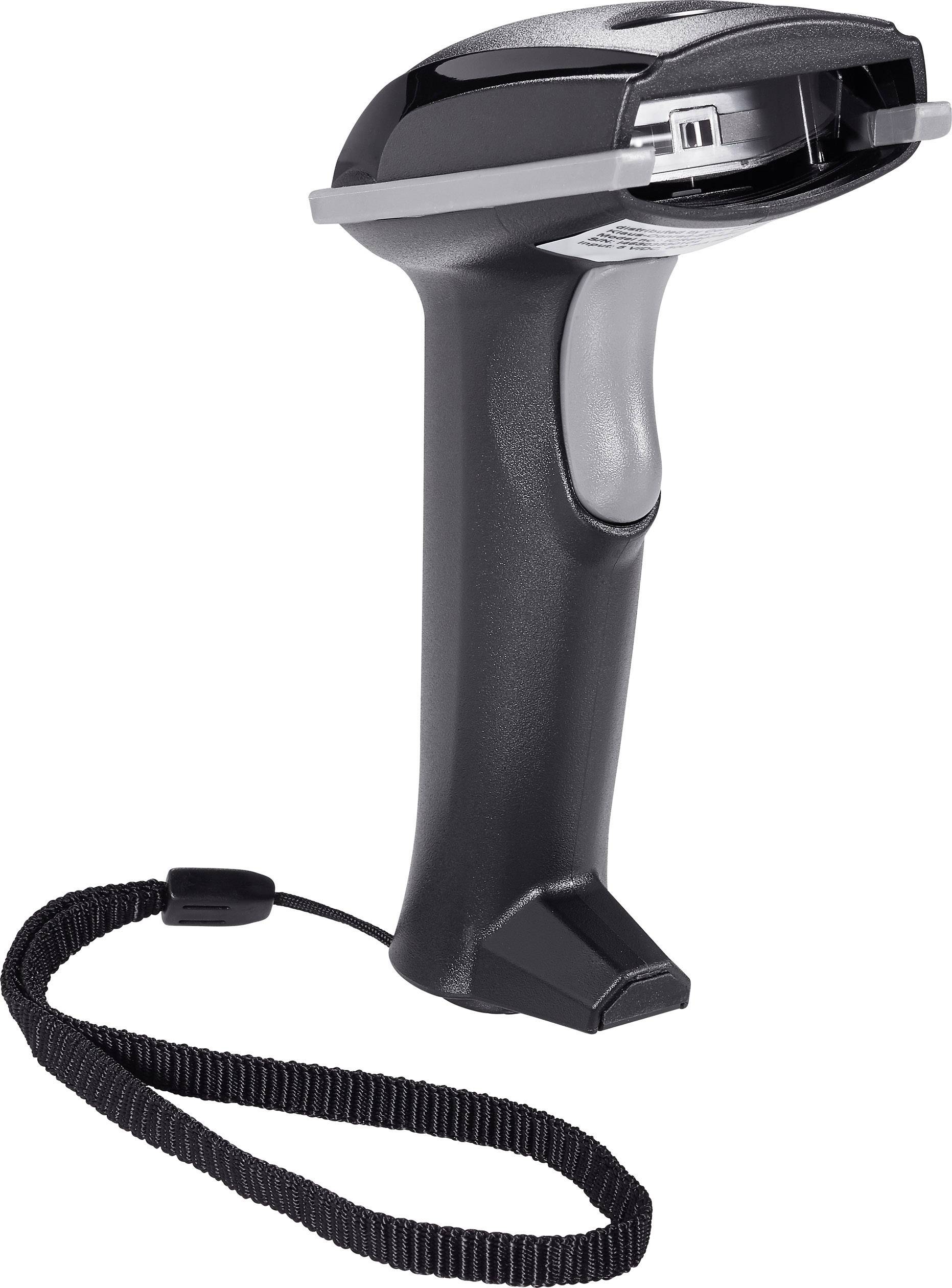 Renkforce iCR6307ABU Barcode scanner Radio 1D LED Black Hand-held USB
